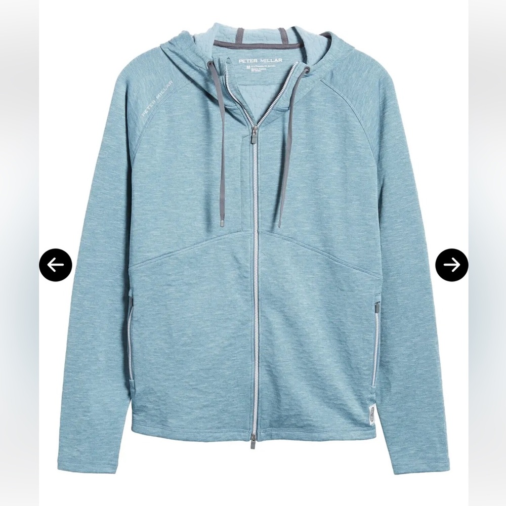 Peter Millar Eclipse Performance Zip Hoodie. Size… - image 4